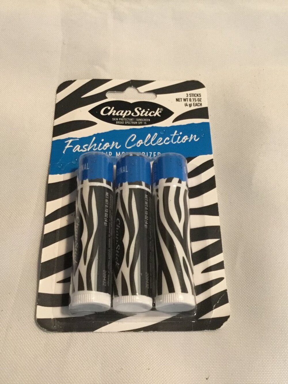 CHAPSTICK FASHION COLLECTION Zebra Original LTD. EDITION